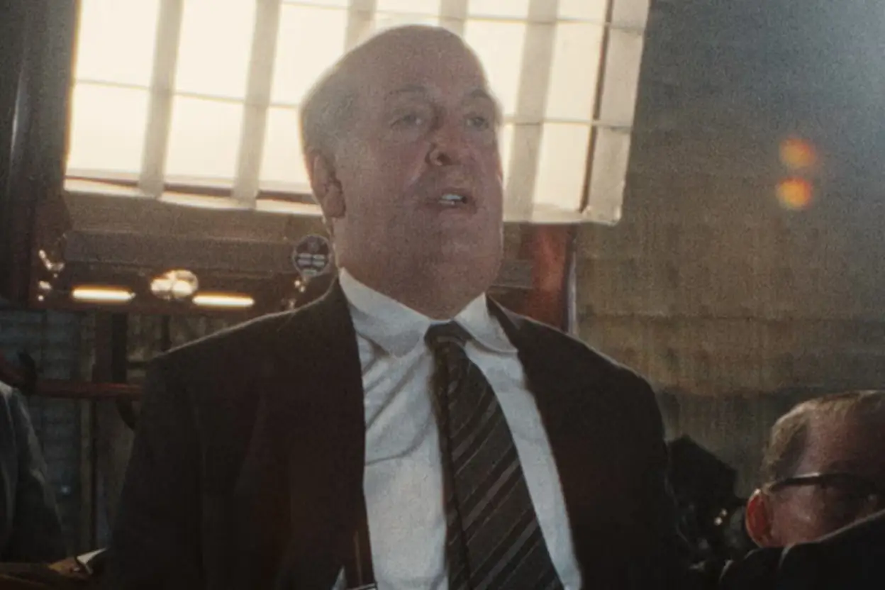 Tom Hollander as Alfred Hitchcock